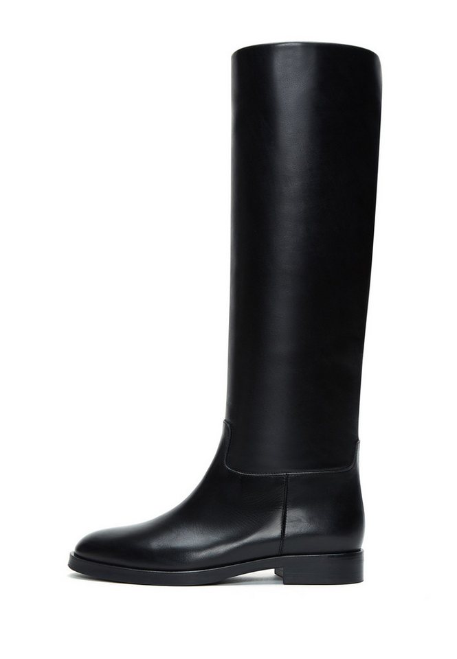 Derimod Stiefel aus Leder Bootsschuh (schwarz)