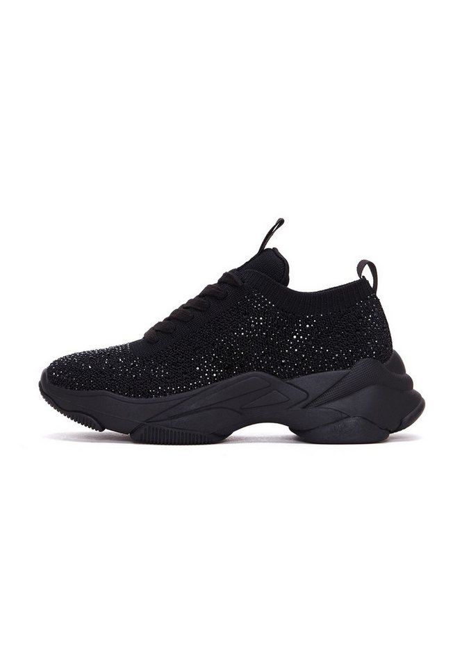 Derimod Textil Sneaker Sneaker Schnürsenkel, TPU Sohle, Absatz 4 cm