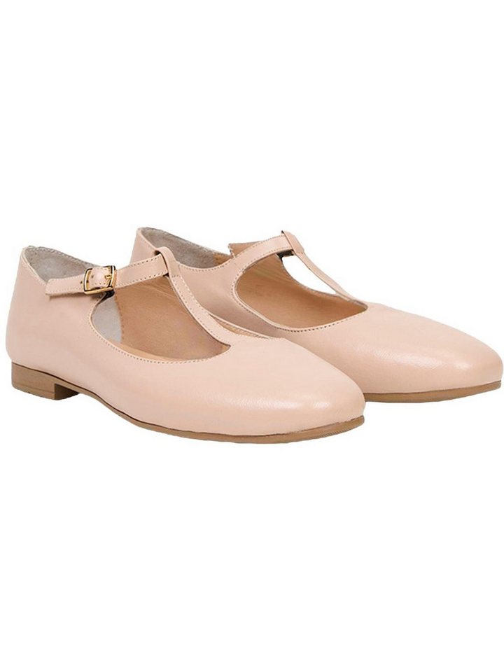 Desa Damen Ballerinas aus echtem Leder – bequeme, lässige Ballerinas für j Ballettschuh