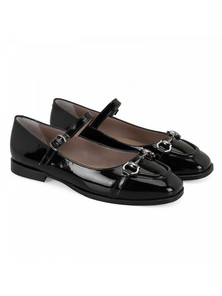 Desa Damen-Ballerinas aus Lackleder – Flacher Absatz, atmungsaktiv Ballettschuh