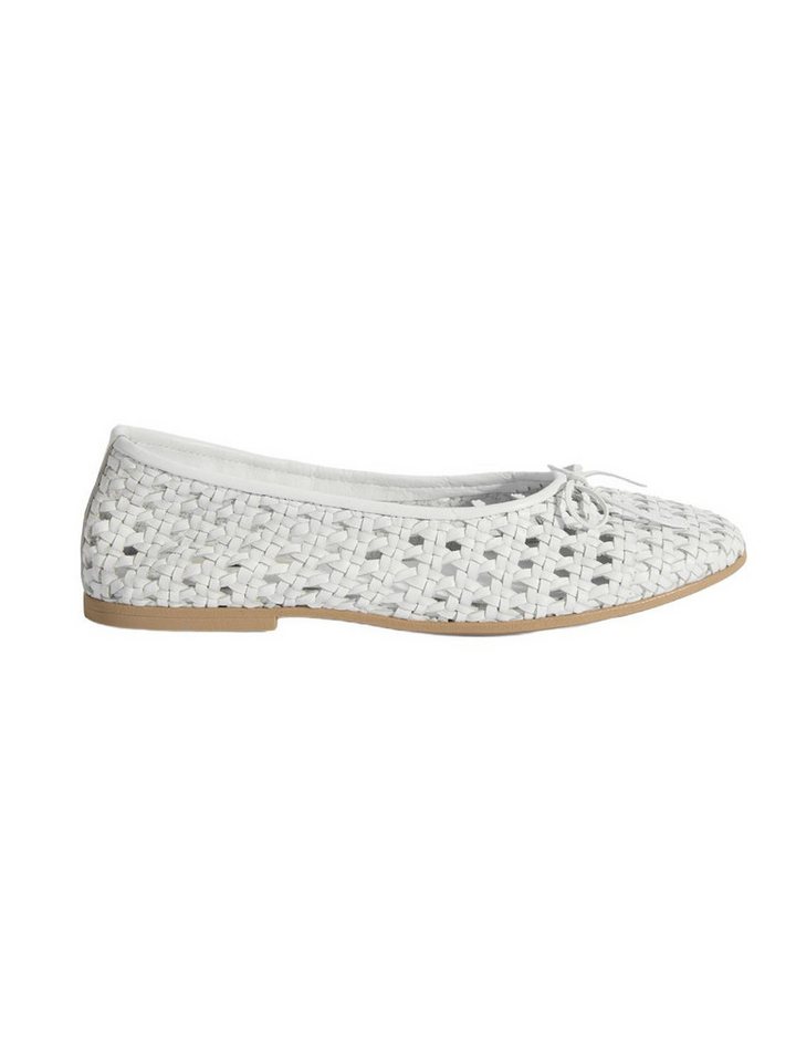 Desa Damen-Ballerinas – Obermaterial und Futter aus Leder, ohne Verschluss Ballettschuh