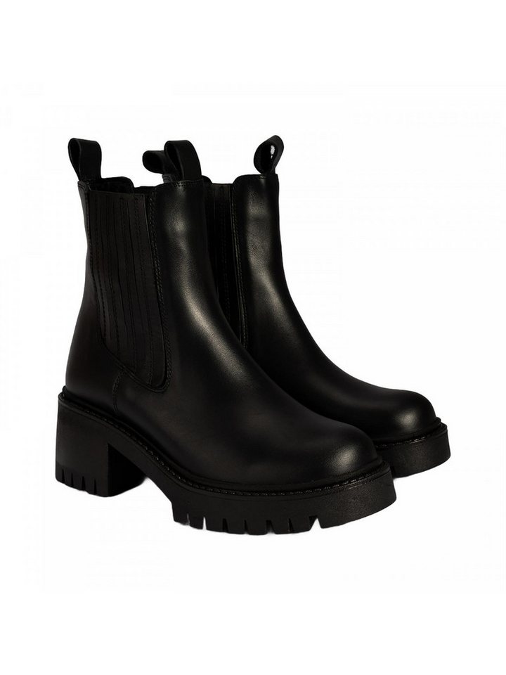 Desa Damen-Stiefeletten aus Wildleder – Blockabsatz, Textilfutter, atm Stiefel