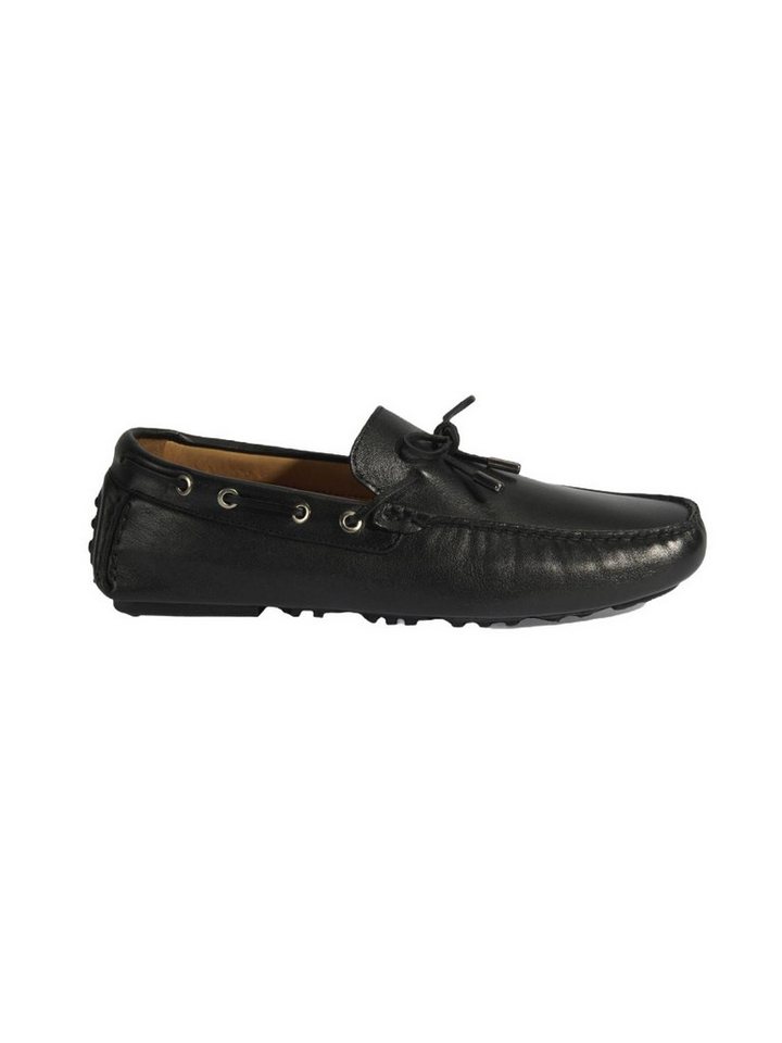 Desa Herren-Lederslipper – Atmungsaktive Slipper mit flachem Absatz, ohne Loafer