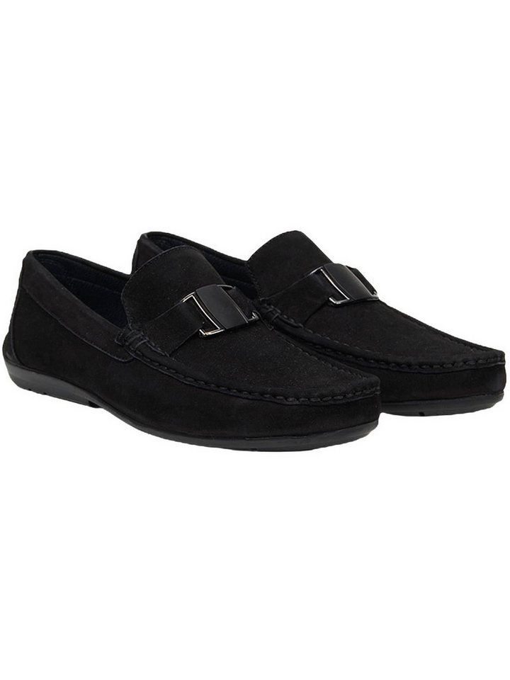 Desa Herren-Slipper aus Wildleder, bequem, lässig, für den Alltag Loafer