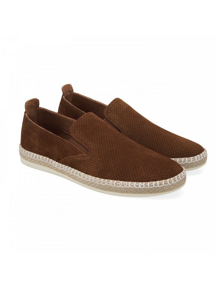 Desa Herren-Slipper aus Wildleder – Flacher Absatz, ohne Verschluss Sneaker