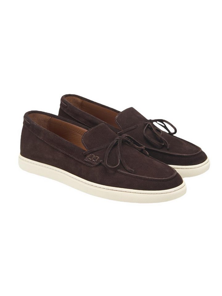 Desa Herren-Slipper aus Wildleder – Flacher Absatz, ohne Verschluss Sneaker