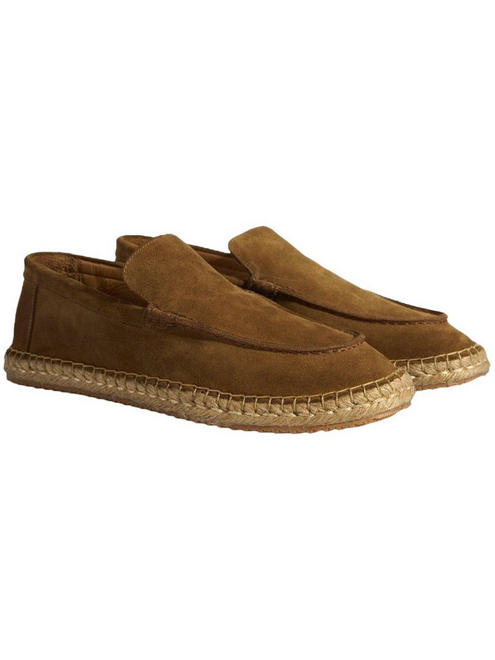 Desa Herren-Slipper – Obermaterial aus Wildleder, Lederfutter, ohne Ve Loafer