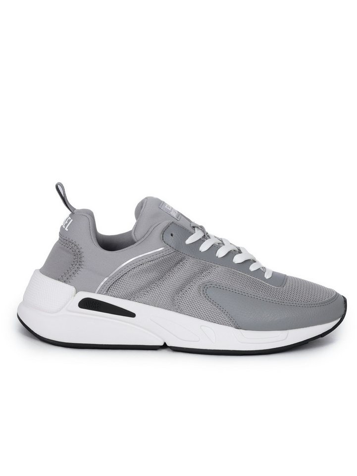 Diesel Low Top Mesh Sneaker - S-SERENA LOW Sneaker mit Overlays in Leder-Optik