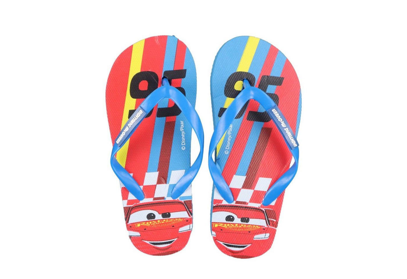Disney Cars Lightning McQueen Kinder Sandalen Zehentrenner Gr. 26 bis 33