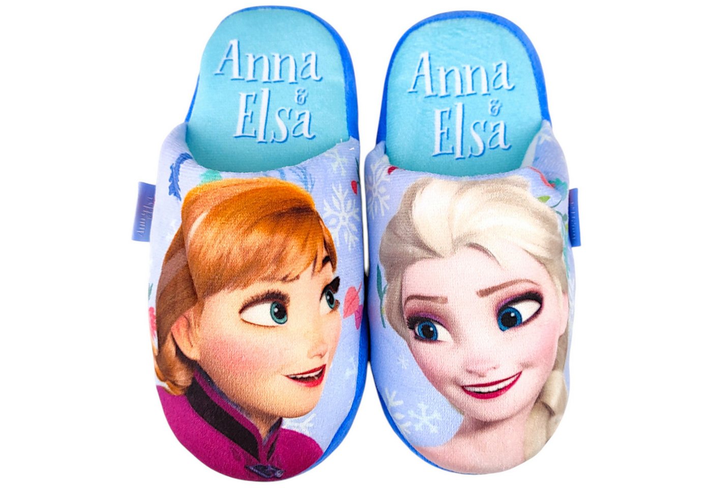 Disney Frozen Elsa & Anna Hausschuh Mädchen Slipper Pantoffeln Gr. 28-35