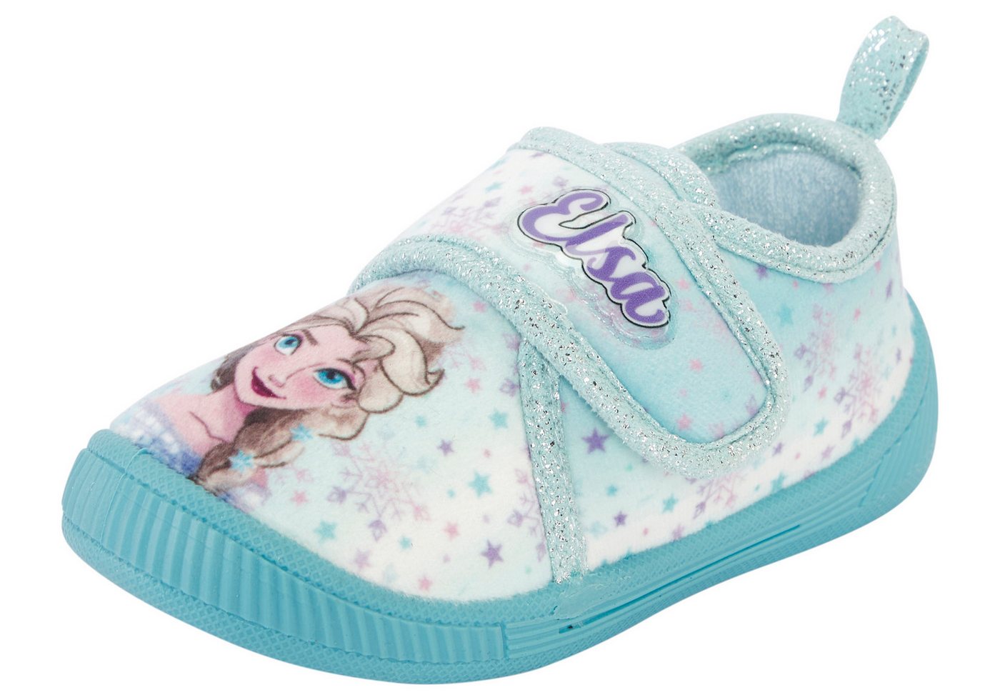 Disney FROZEN Hausschuh super weiche, flexible Sohle (blau)