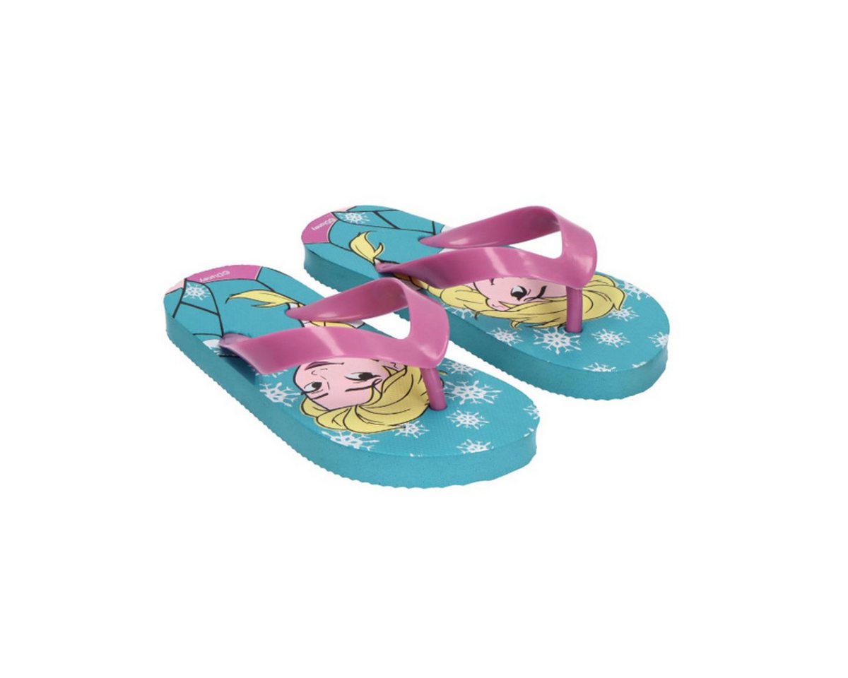Disney Frozen Kinder leichte Flip Flops für Sommer Urlaub und Schwimmbad Badeschuh (Packung)