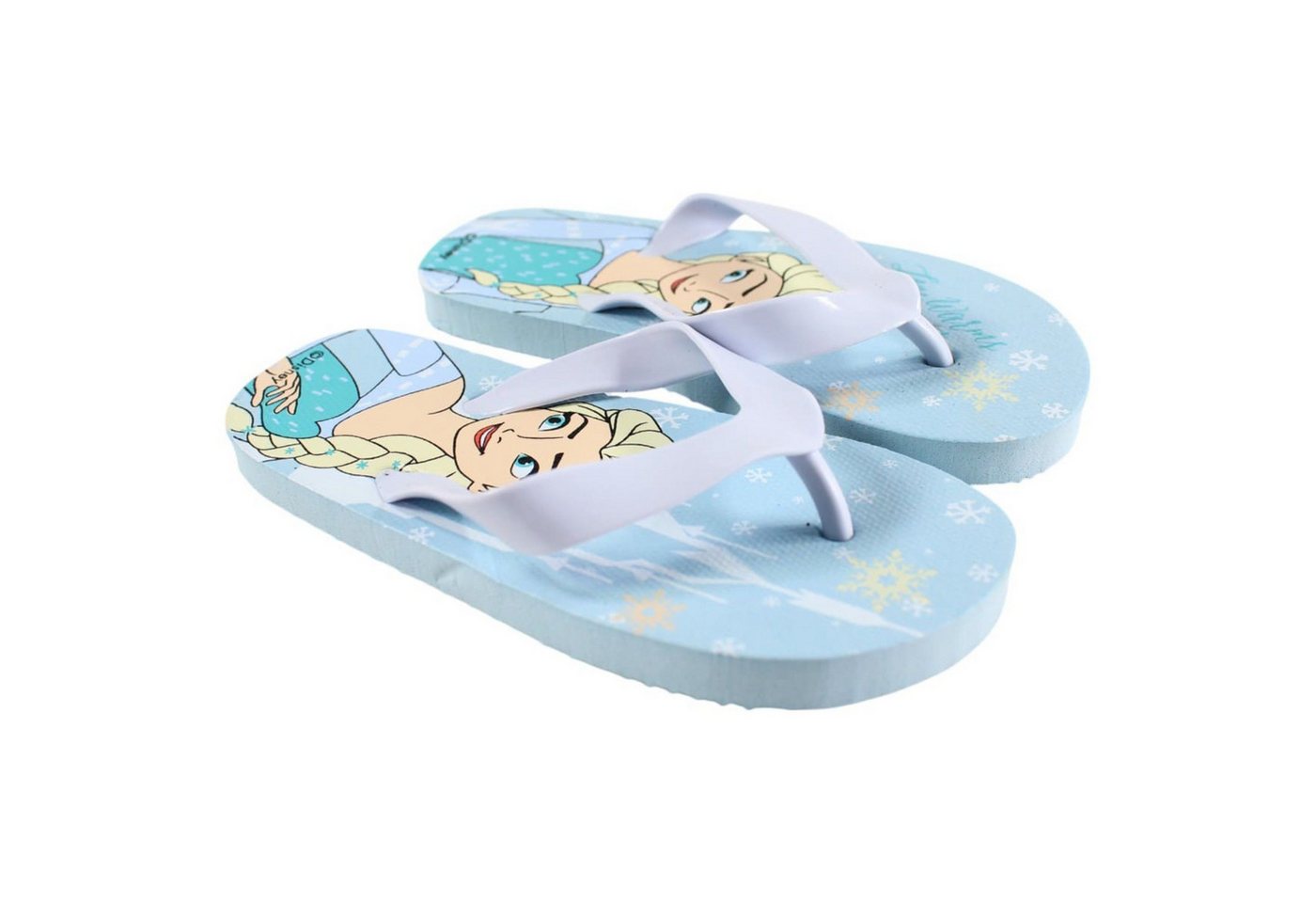 Disney Frozen Kinder Sommer Schuhe Flip Flops Zehentrenner Freizeit Badeschuh (Packung)