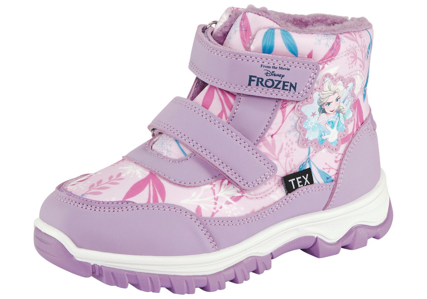 Disney FROZEN Winterboots Winterschuhe, Winterstiefel, Snowboots, wasserdicht & gefüttert (lila)