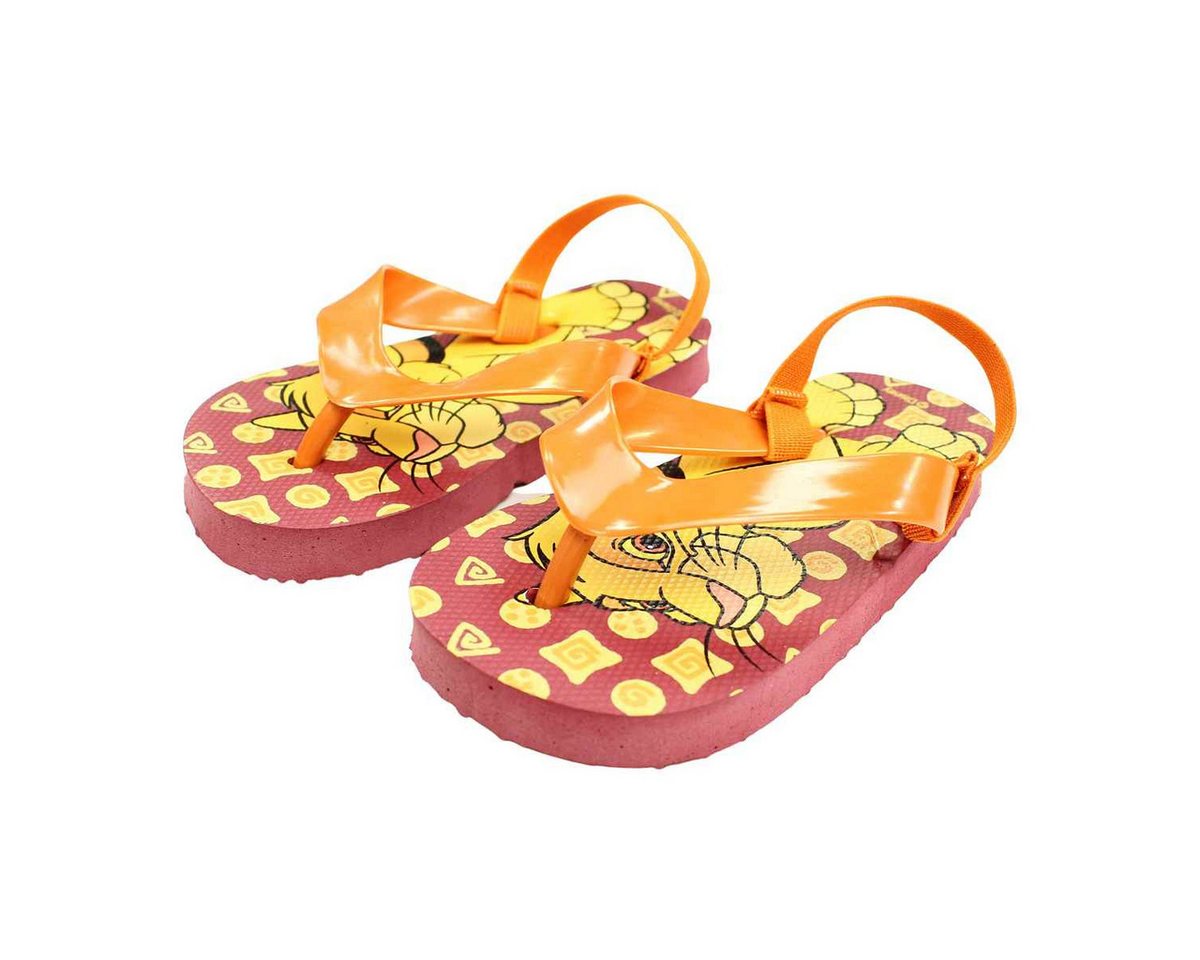 Disney König der Löwen Simba Kinder Baby Flip Flops mit Halteriemchen Zehentrenner Gr. 20 bis 25