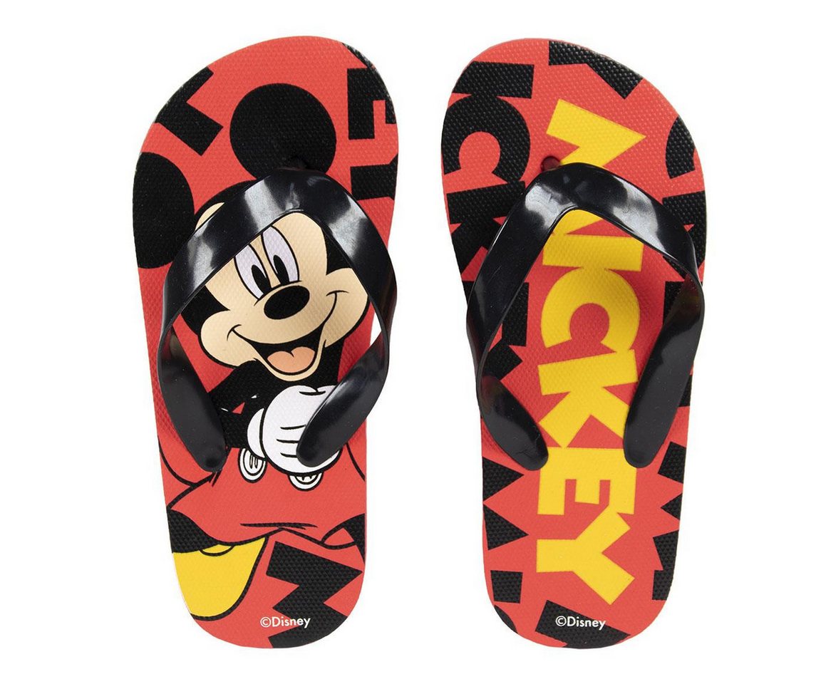 Disney Mickey Maus Kinder Flip Flops Latschen Zehentrenner Gr. 24-29 Zehentrenner