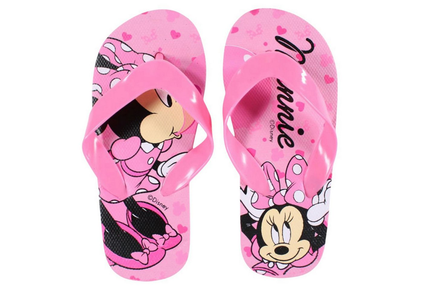 Disney Minnie Maus Kinder Flip Flops Latschen Zehentrenner Gr. 25 - 32 Zehentrenner