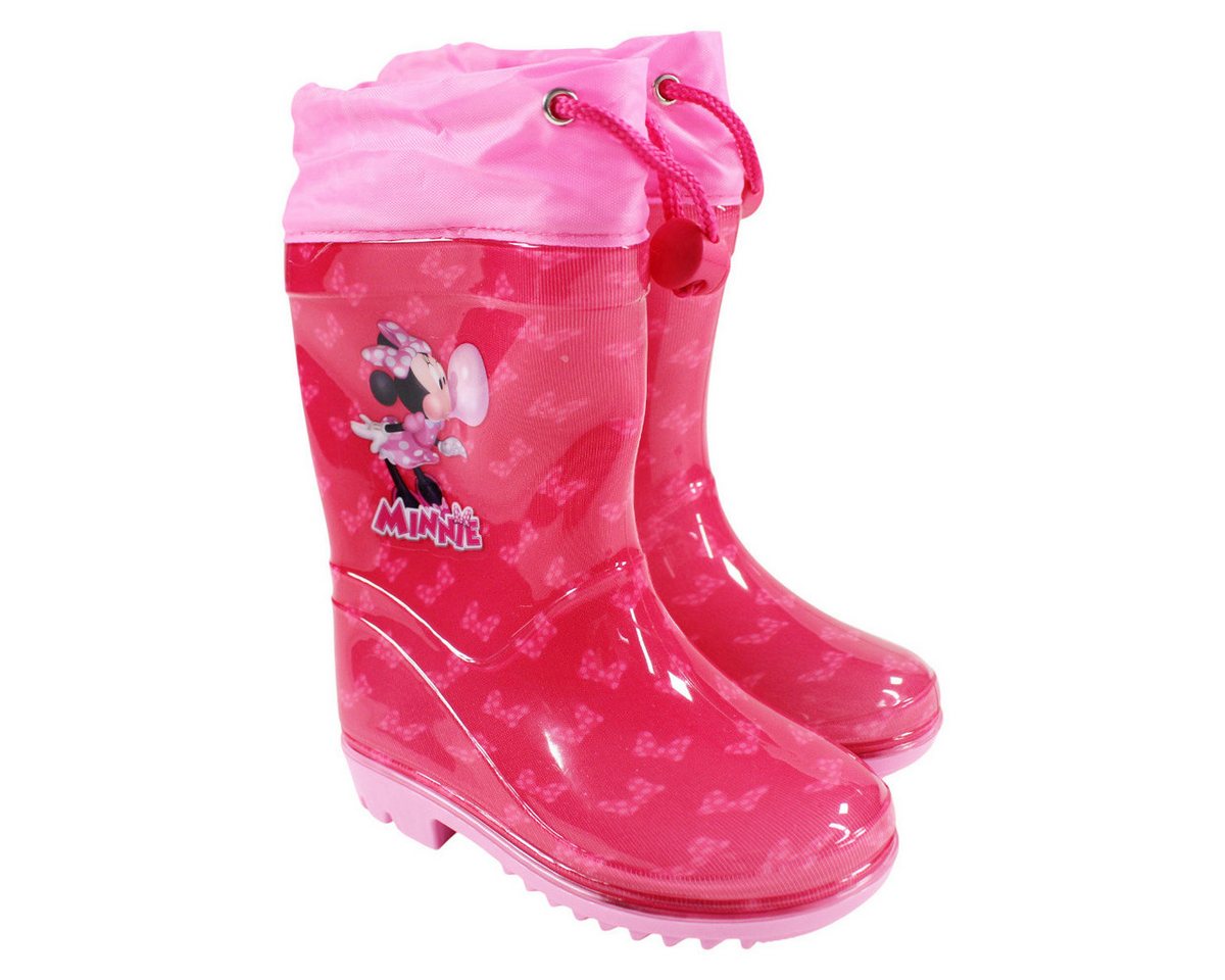 Disney Minnie Maus Kinder Mädchen Stiefel Regenstiefel Gr. 24-32 Stiefel wasserdicht