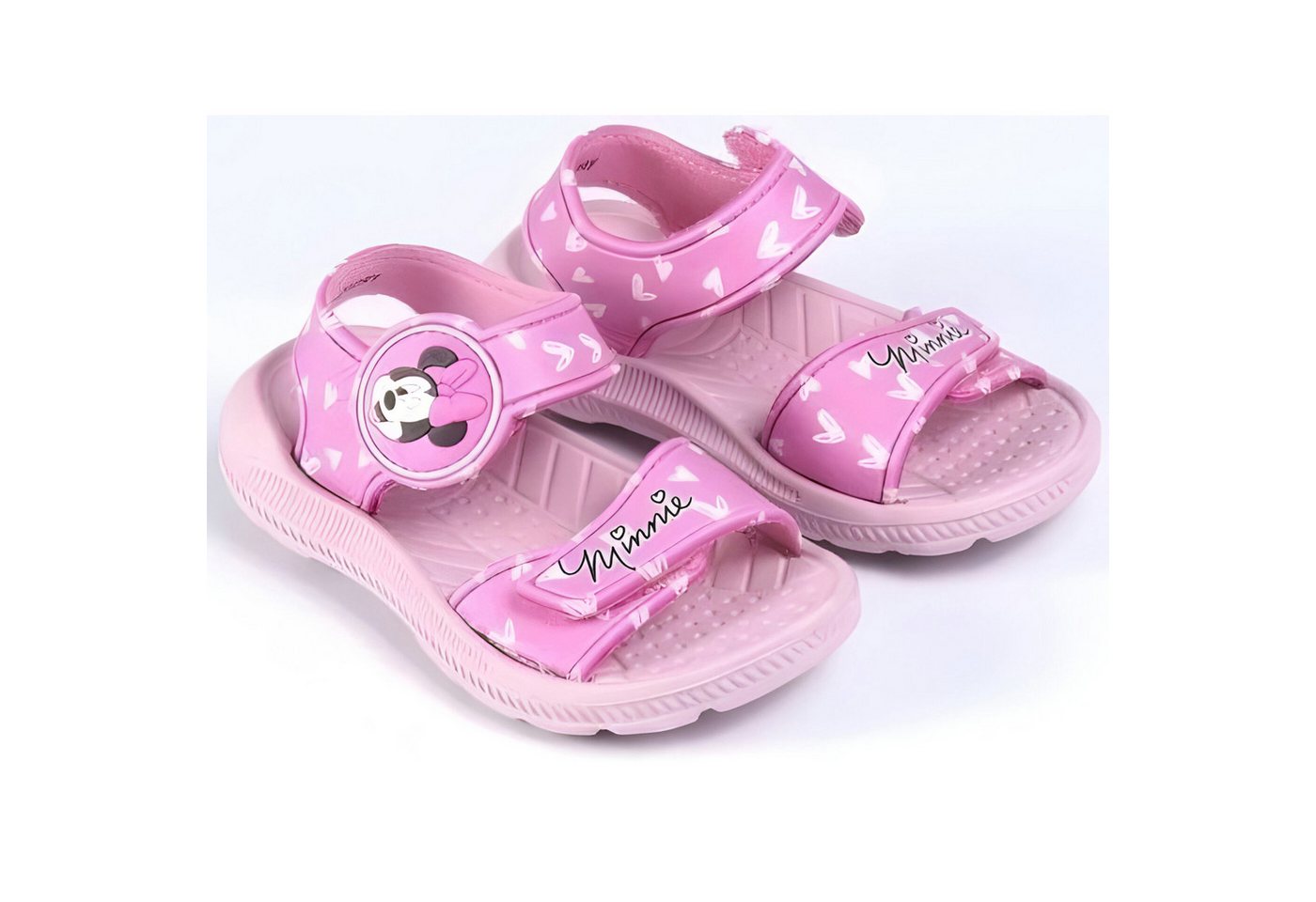 Disney Minnie Maus Mädchen Kinder Sandalen mit Klett Gr. 24 bis 29 Sandale
