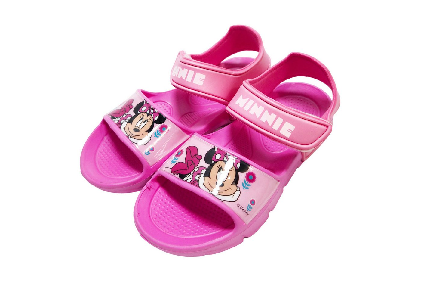 Disney Minnie Maus Mädchen Sandalen Rosa/Pink Badeschuhe Latschen Sandale