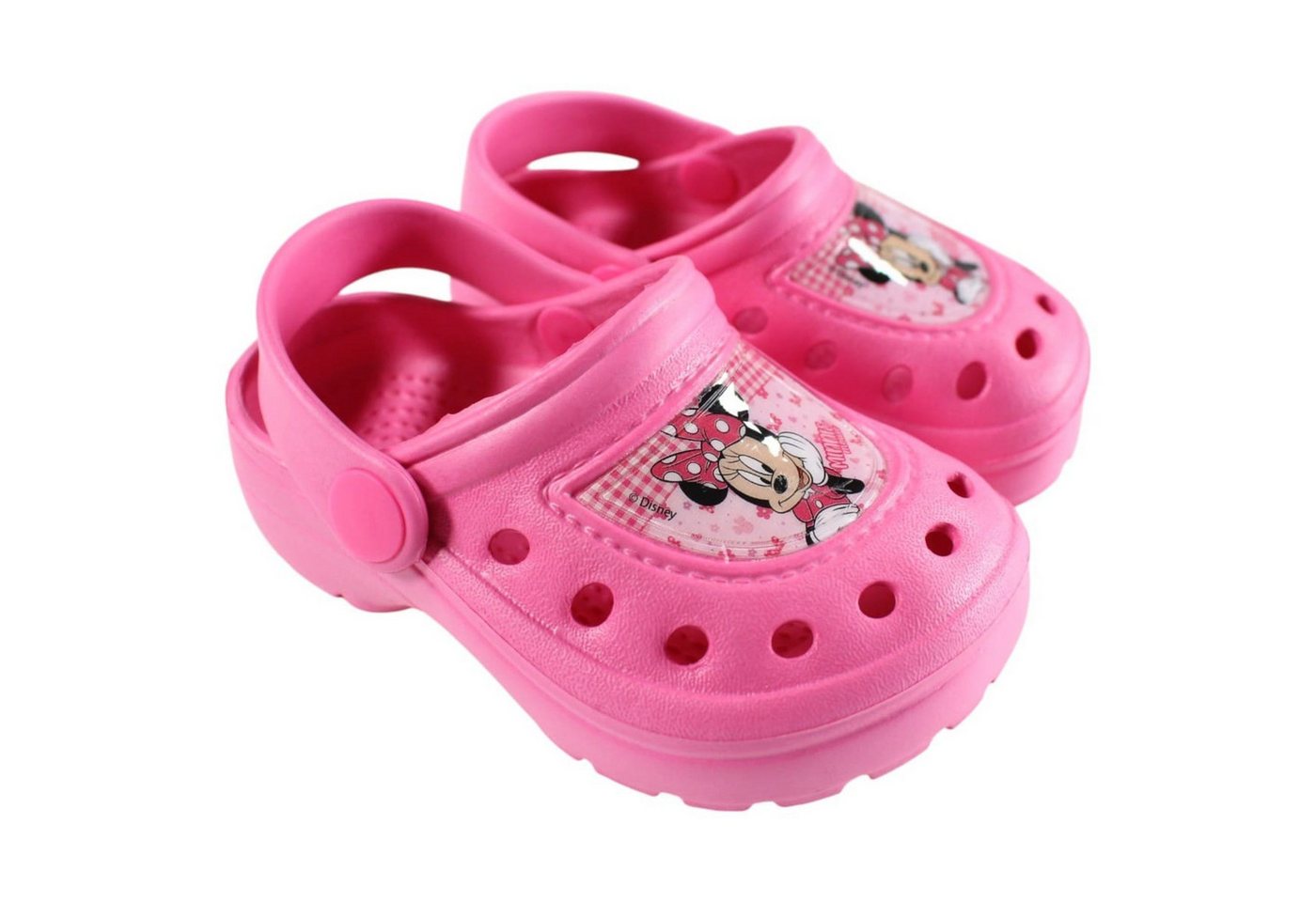 disney minnie mouse Kinder Clogs Sandale mit Fersenriemen und rutschfester Sohle Clog