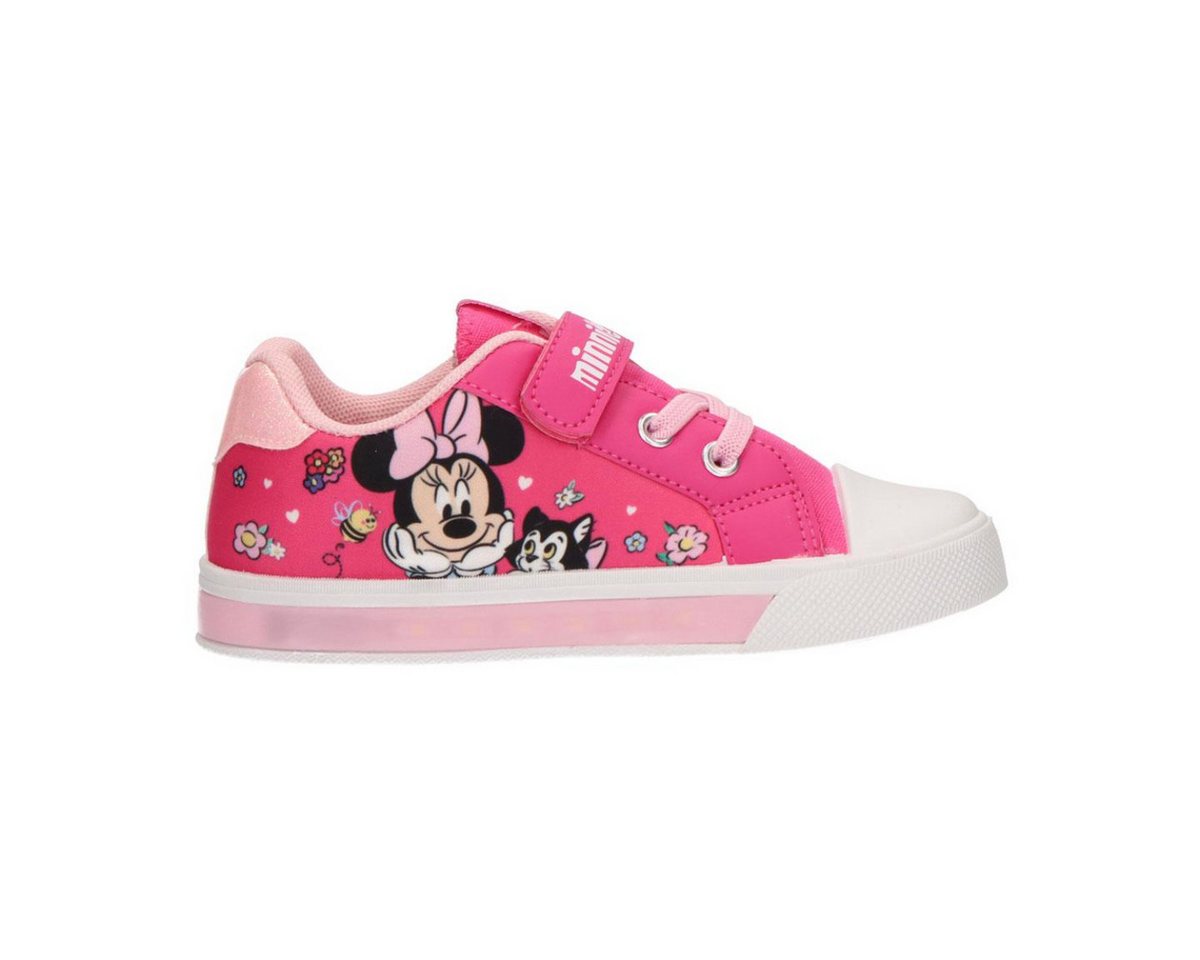 disney minnie mouse Kinder mit Lichteffekt und PVC Sohle für Alltag und Schule Sneaker (Packung) wasserdicht