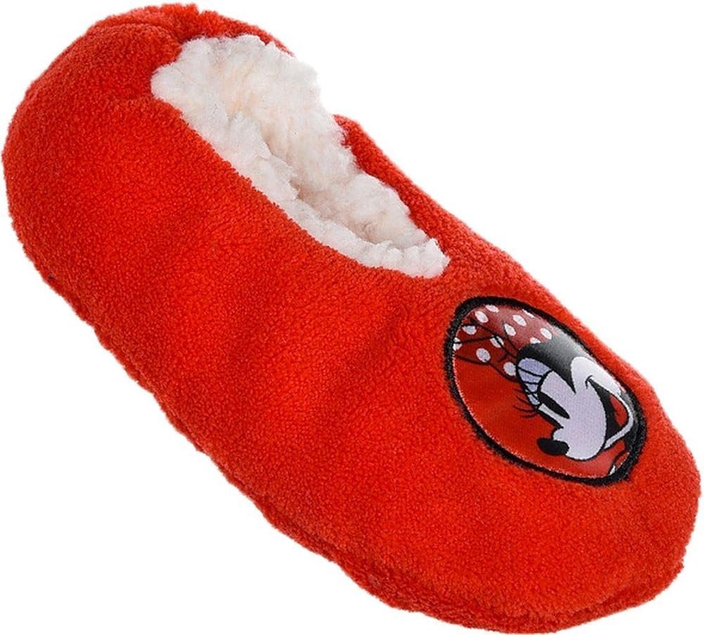 disney minnie mouse Mädchen Hausschuhe Puschen warm + weich Gr.25/26 27/28 29/30 31/32 Plüsch Hausschuhe