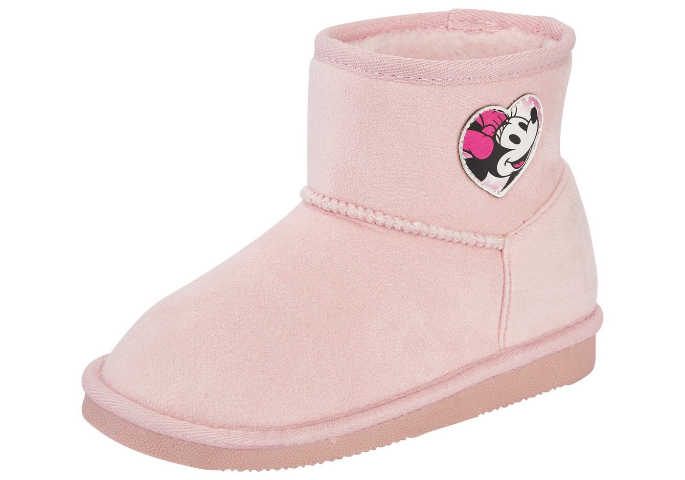 Disney MINNIE Schlupfboots Winterschuhe, Winterboots, Snowboots, Schlupfstiefel, gefüttert (rosa)