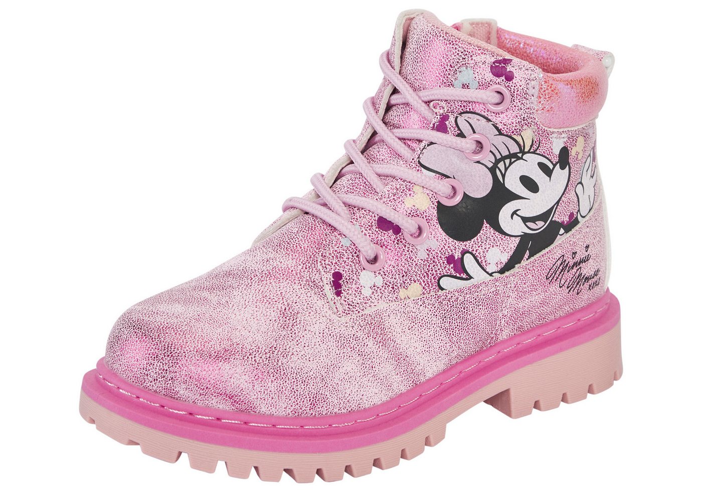 Disney MINNIE Schnürboots Winterschuhe, Winterboots, Schnürstiefel, Winterstiefel