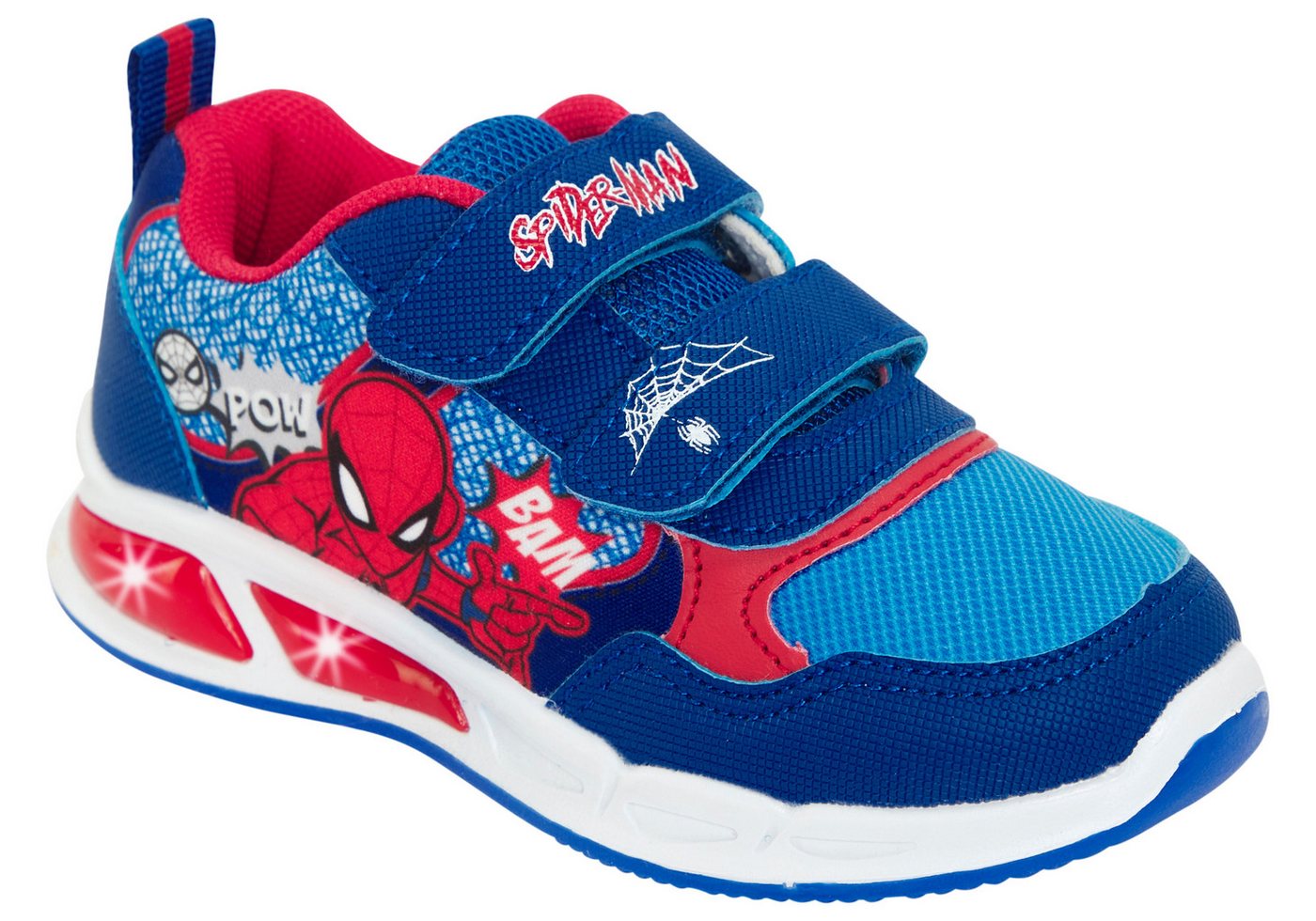 Disney SPIDERMAN Sneaker mit cooler Blinkfunktion