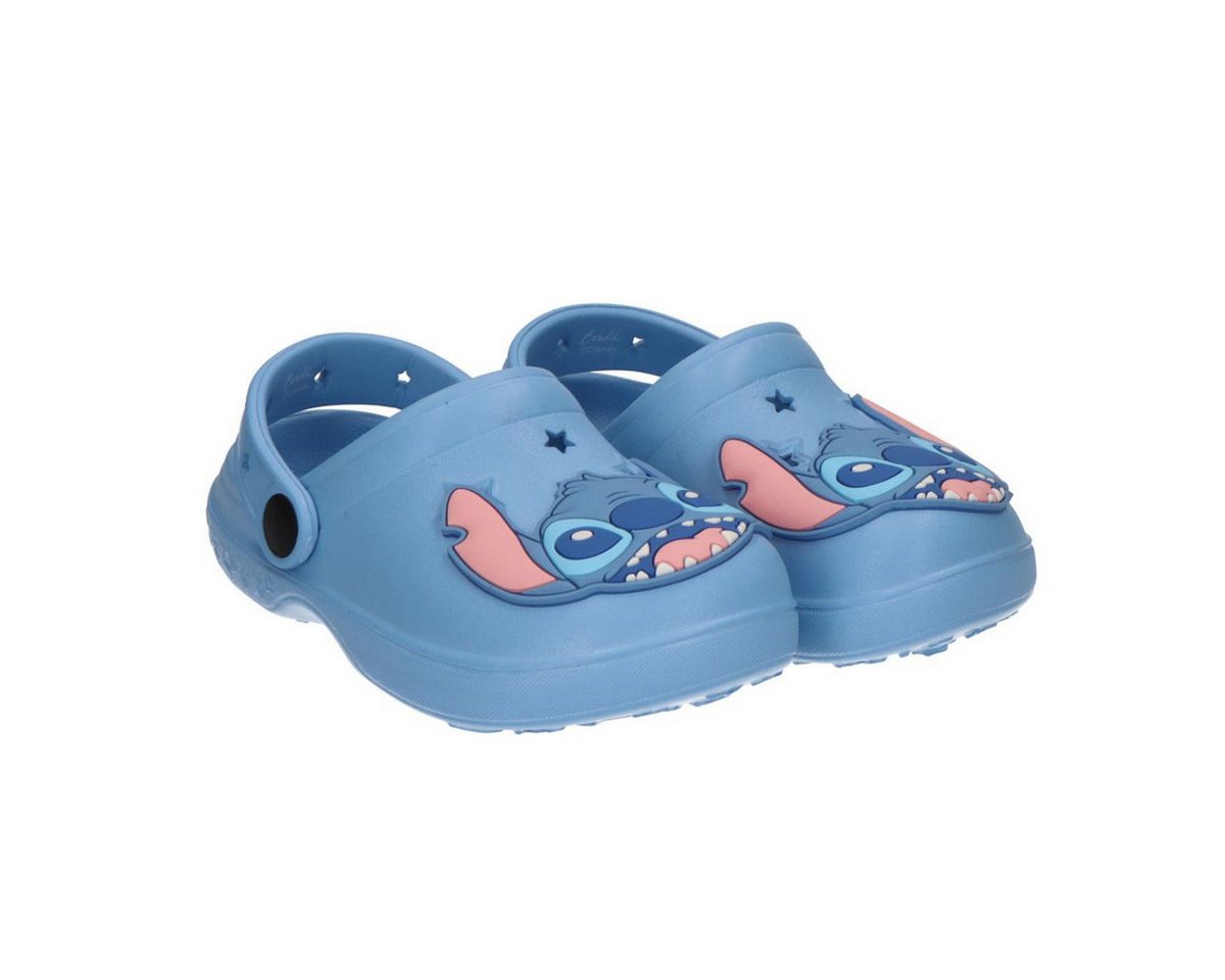 Disney Stitch Kinder Clogs mit Pins, bequeme Badeschuhe und Gartenschuhe Clog