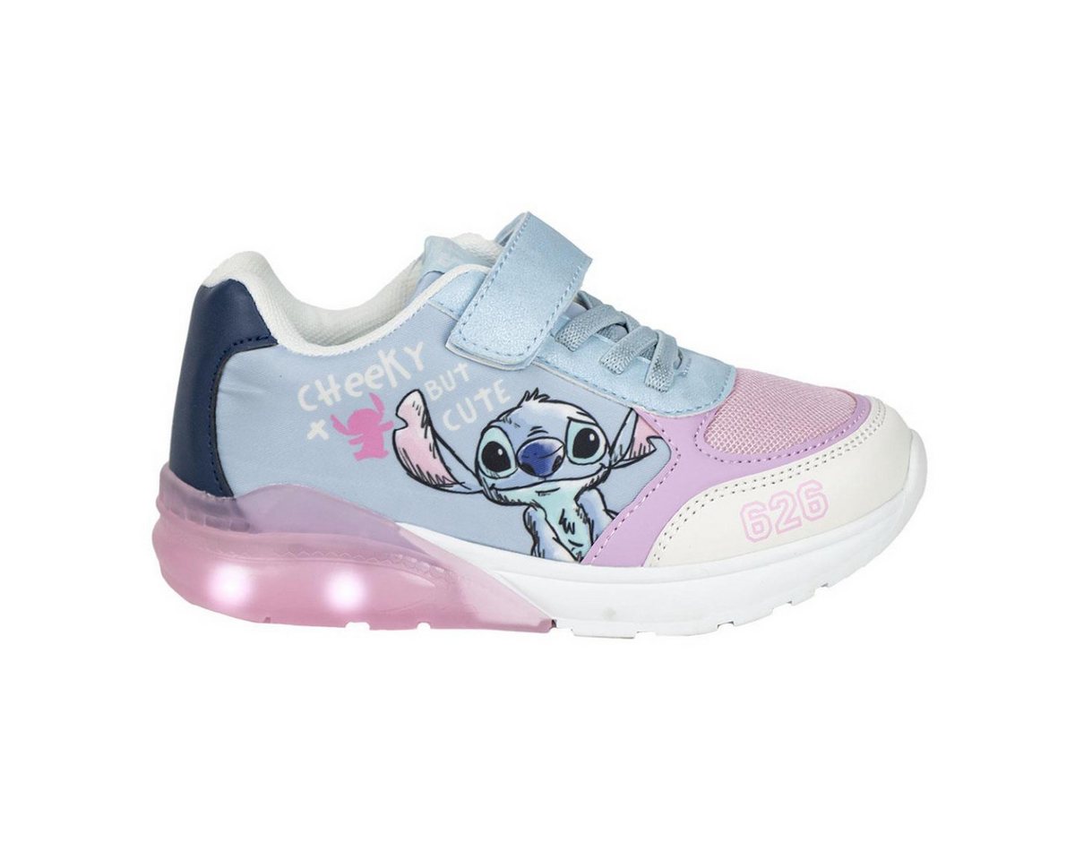Disney Stitch Sneaker für Kinder mit robuster TPR Außensohle und Lichteffekt Sneaker