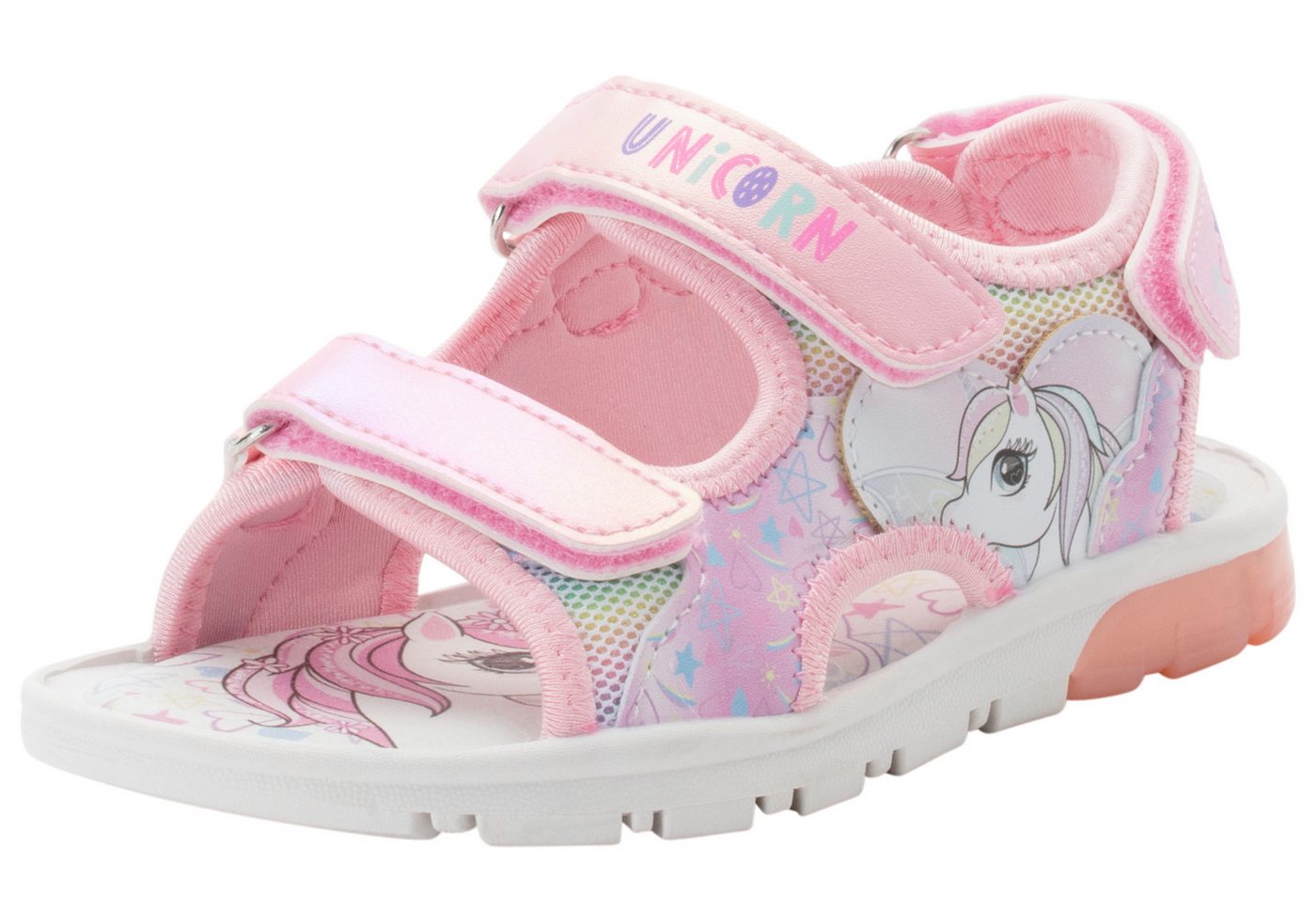 Disney Unicorn Sandale mit cooler Blinkfunktion