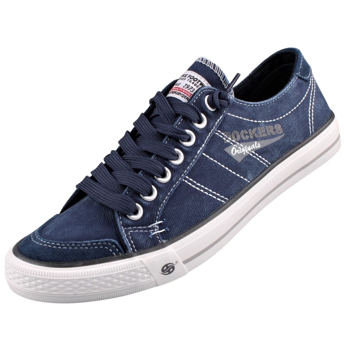 Dockers by Gerli 30ST027-790660 Sneaker Attraktiv lässiger Freizeitsneaker aus Canvas - total trendy.