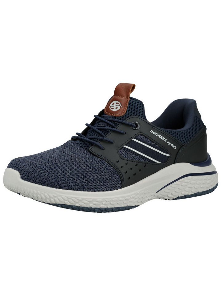 Dockers by Gerli Sneaker Textil Sneaker (blau/braun)