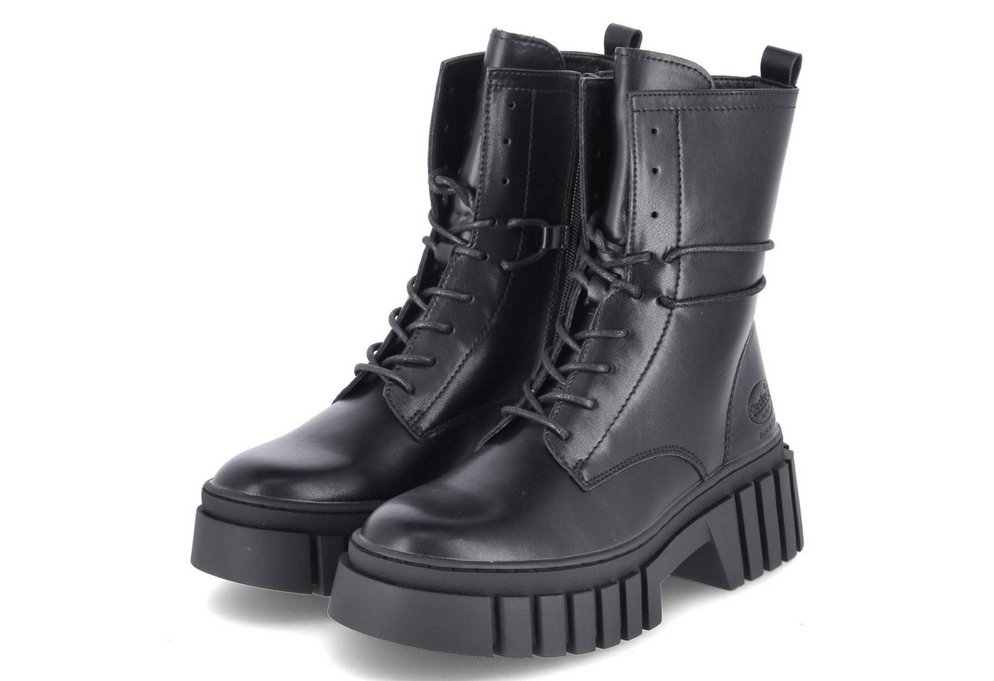 Dockers by Gerli 51PL204610100 Damen Synthetik schwarz Schnürstiefel