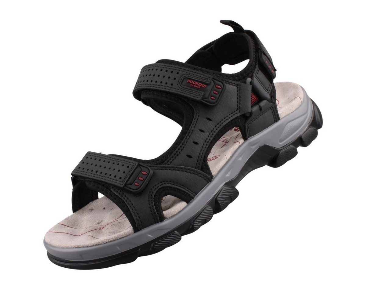 Dockers by Gerli 54IS001-600100 Sandale Outdoor-Sommerschuh mit verstellbaren Klettverschlüssen