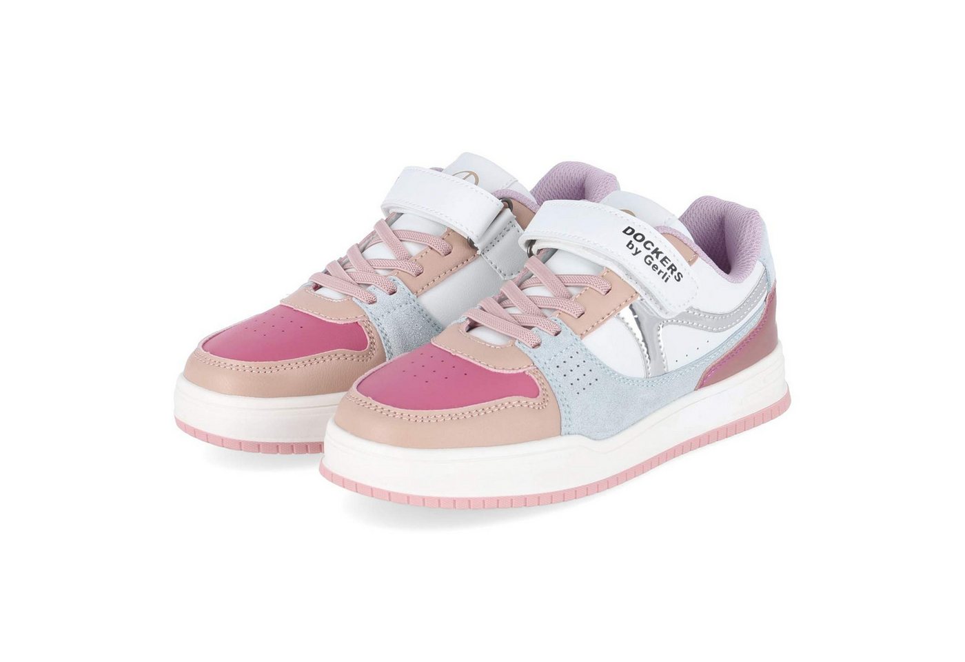 Dockers by Gerli 54LD610610769 Mädchen Synthetik rosa Schnürschuh