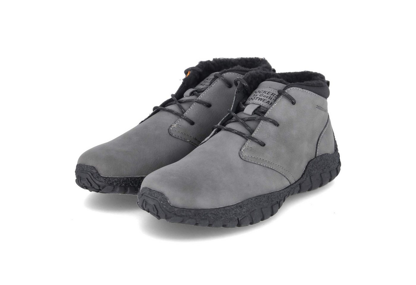 Dockers by Gerli 55IE106-630-220 Herren Synthetik grau Schnürstiefel
