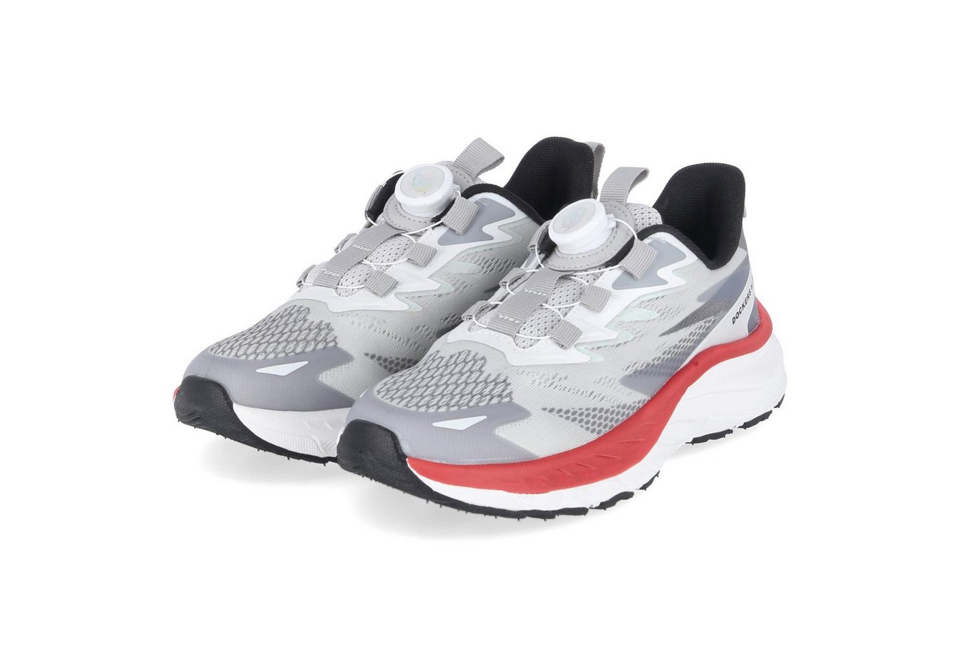 Dockers by Gerli 56AZ601700202 Jungen Textil grau Schnürschuh