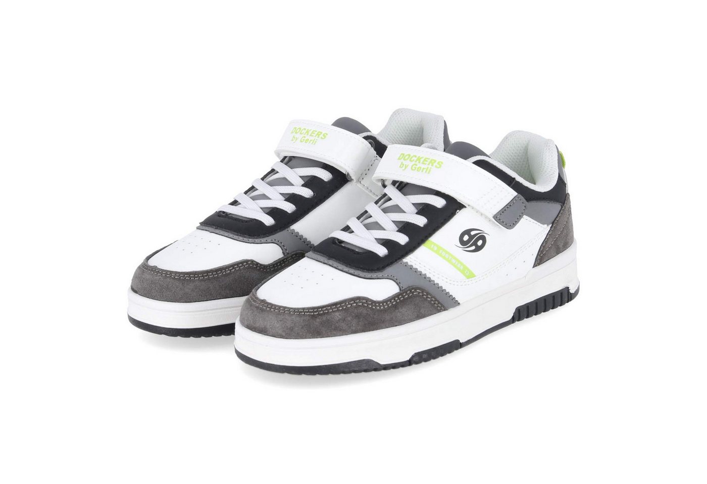 Dockers by Gerli 58CH603610202 Jungen Synthetik grau Schnürschuh