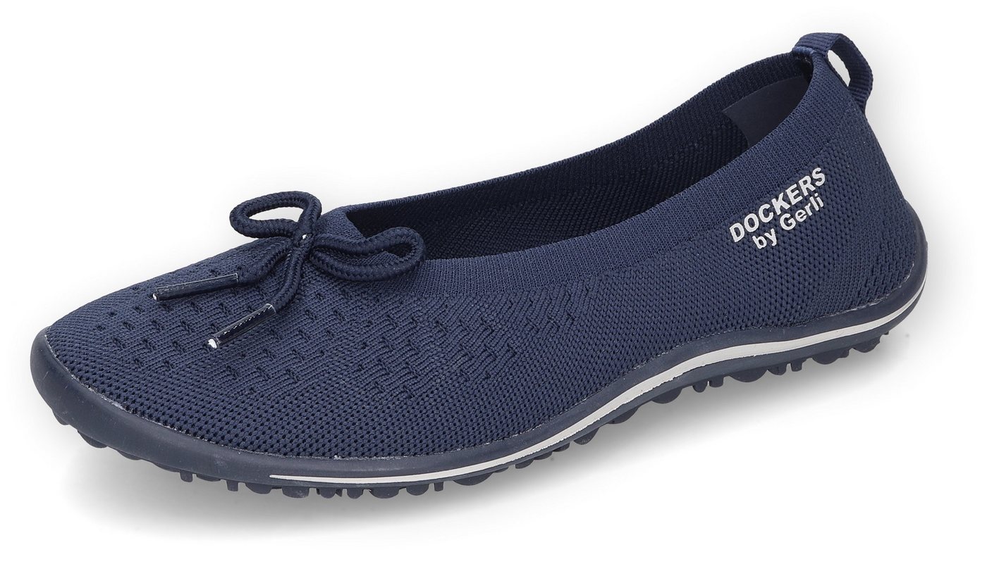 Dockers by Gerli Ballerina Barfußschuh, Slipper, Sneaker mit flexibler Laufsohle (blau)