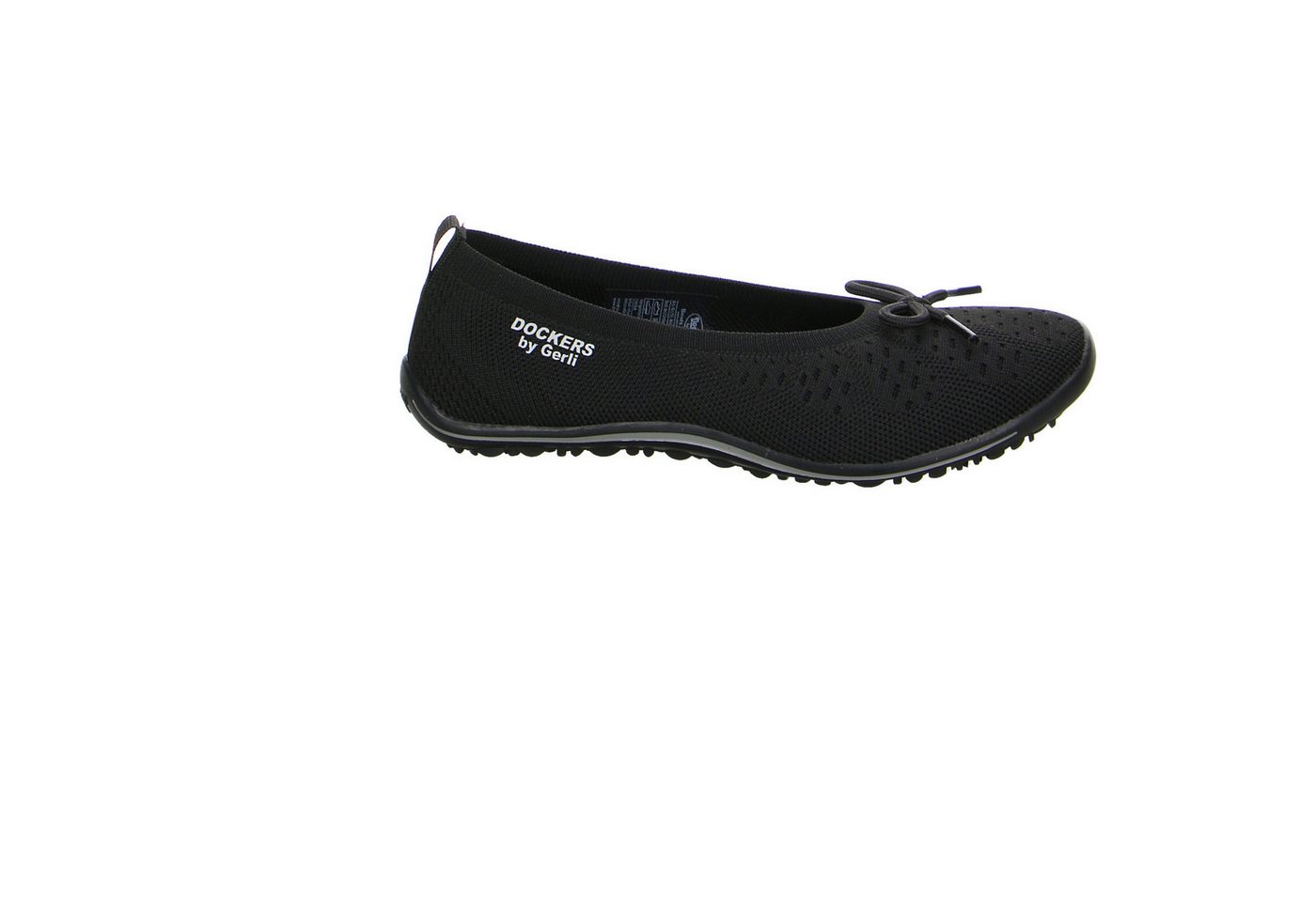 Dockers by Gerli Dockers Leinen-Stoff Ballerinen schwarz Ballerina