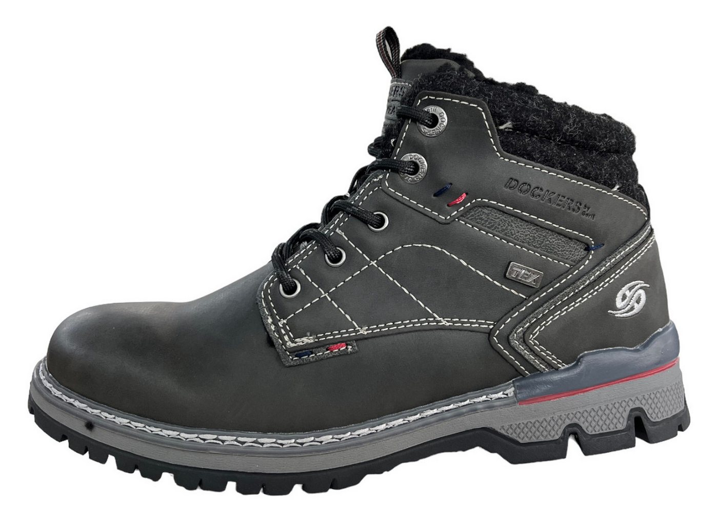 Dockers by Gerli Dockers Herren Stiefelette 53TA103-650100 schwarz/black Stiefelette