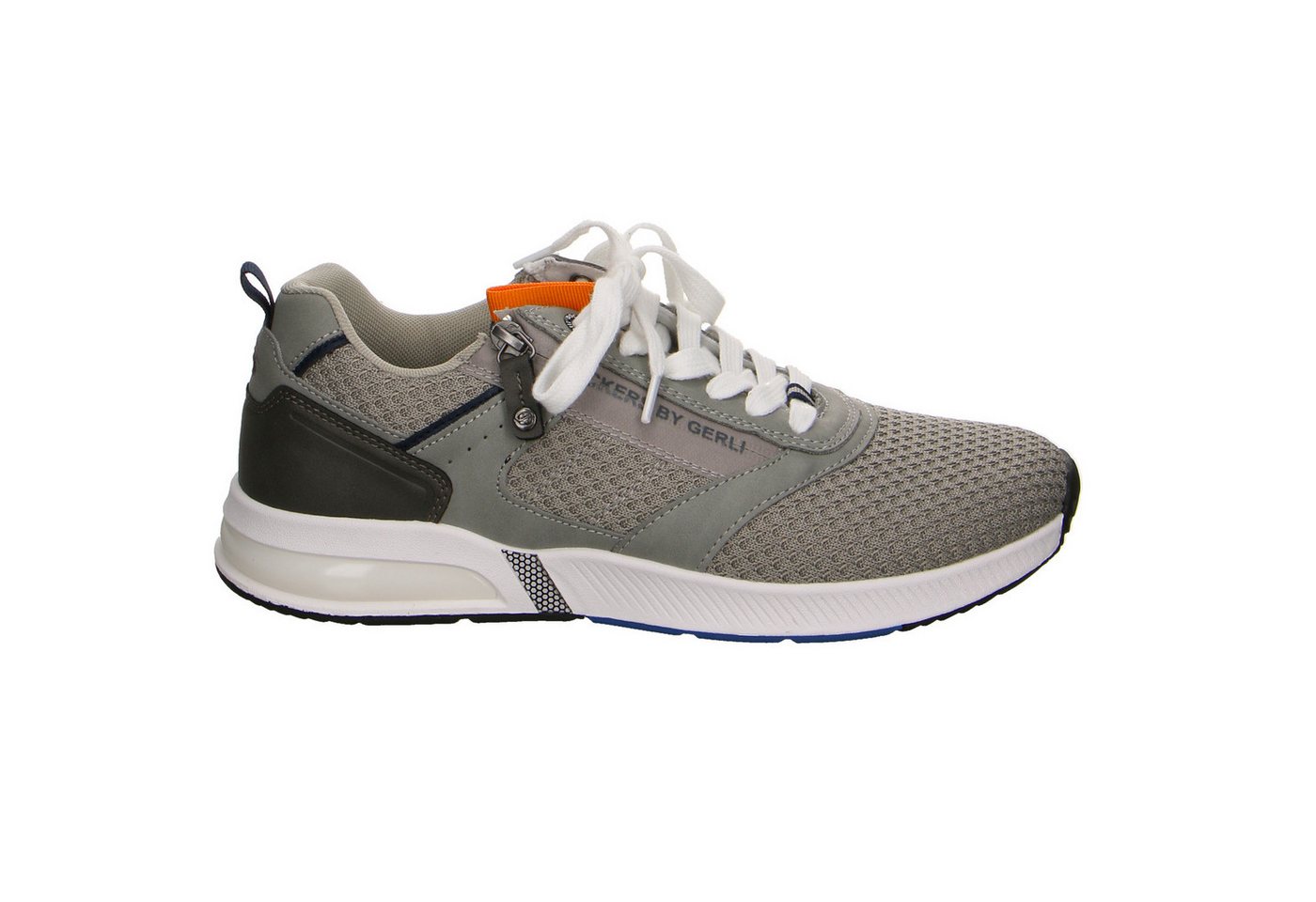 Dockers by Gerli Dockers Leinen-Stoff Schnürschuhe grau Schnürschuh