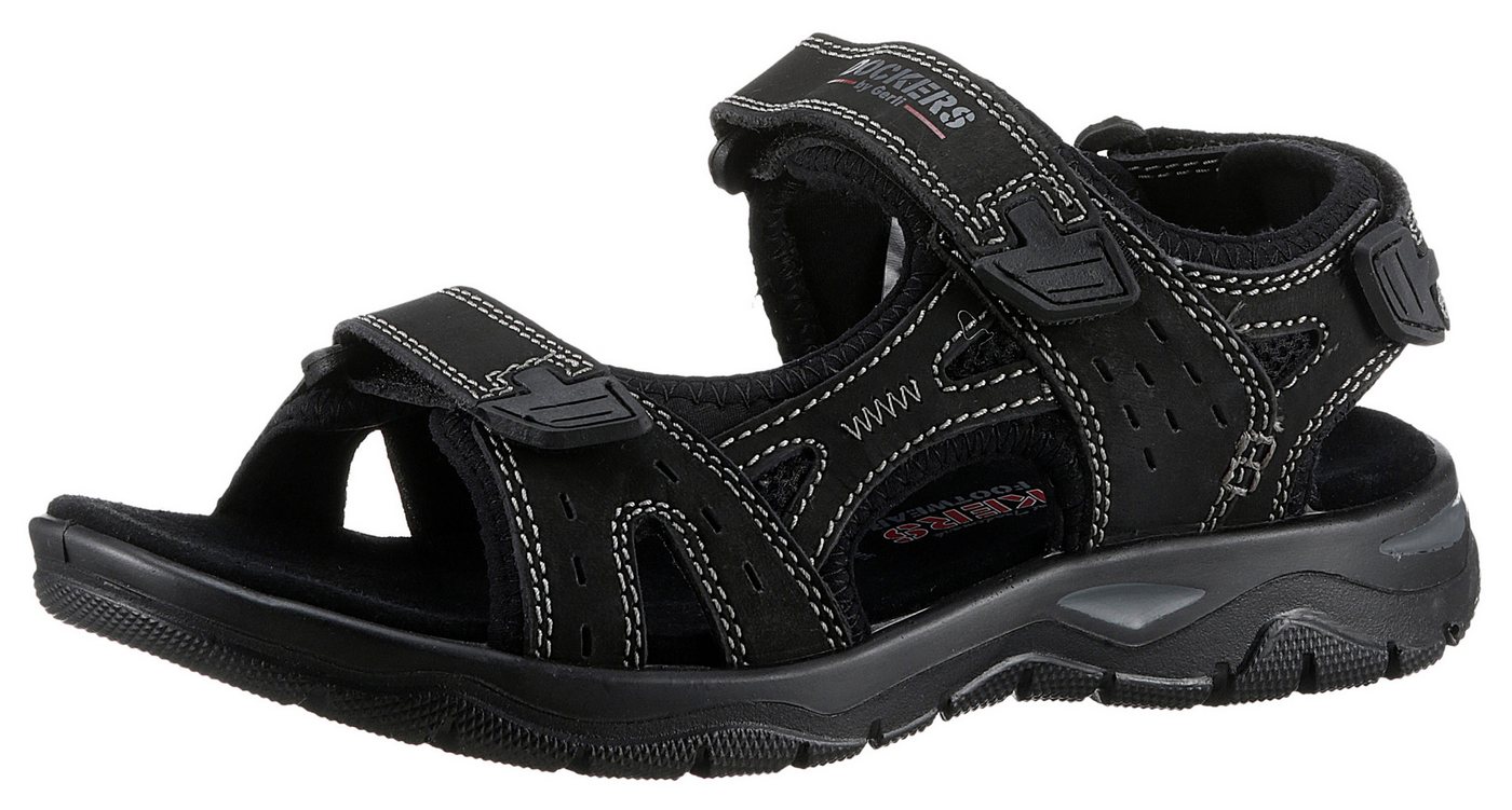 Dockers by Gerli Sandale Sommerschuh, Klettschuh, Outdoorschuh, in Trekking-Optik