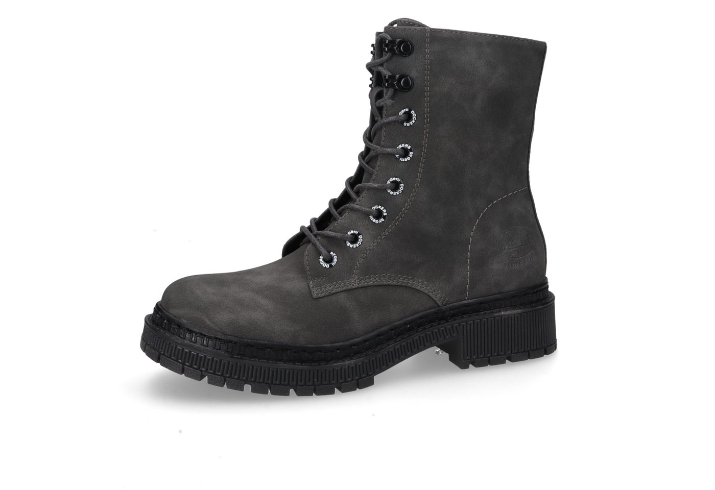 Dockers by Gerli Schnürboots Biker Boots mit Reißverschluss