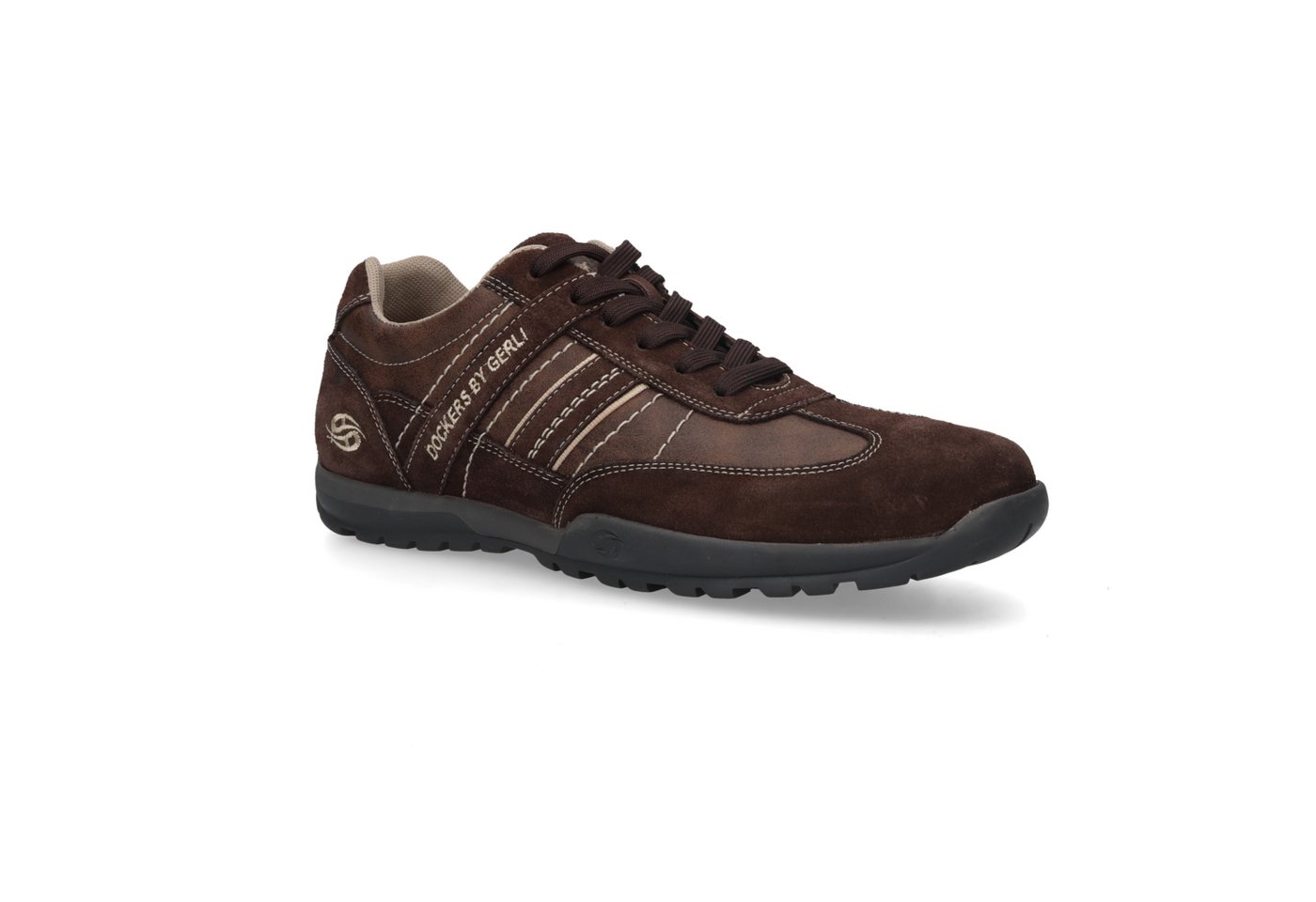 Dockers by Gerli Schnürschuh, Freizeitschuh, Halbschuh, Outdoorschuh mit Profilsohle (braun)