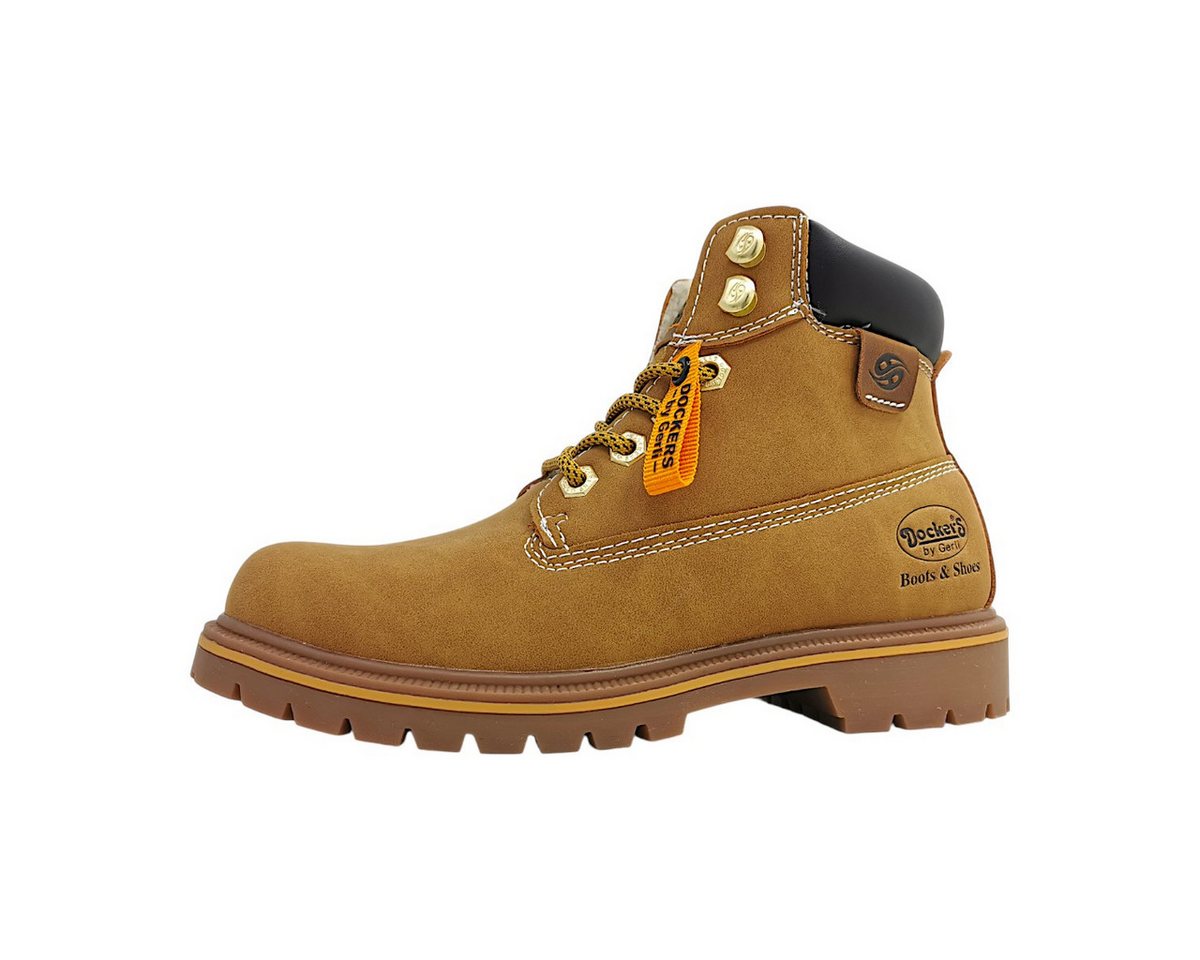 Dockers by Gerli Schnürstiefel Schnürstiefelette (beige)