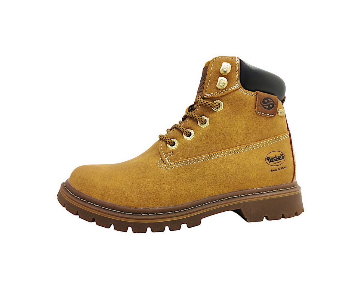 Dockers by Gerli Schnürstiefel Schnürstiefelette (braun)